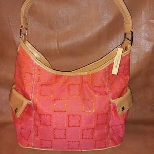 Pink Liz Claiborne Canvas purse
